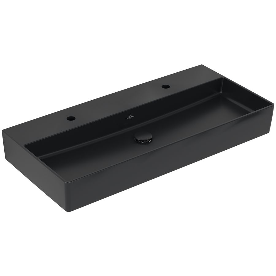 Wastafel Memento 2.0 1000x470mm Pure Black CeramicPlus  4A221KR7