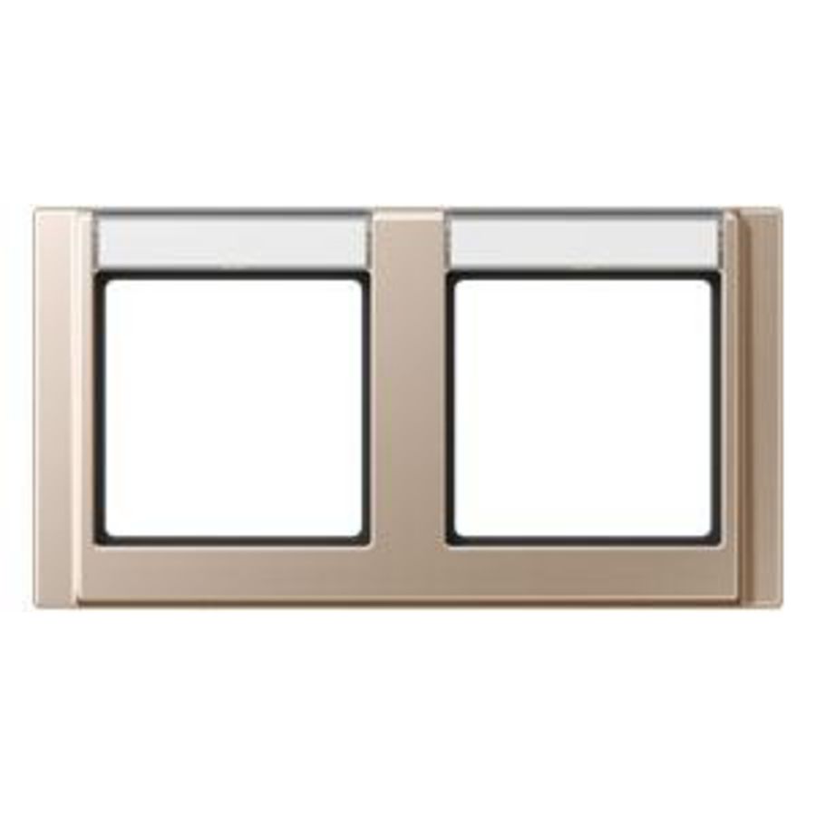 Afdekraam 2-voudig tekstveld horizontaal A500 champ. VVE=10