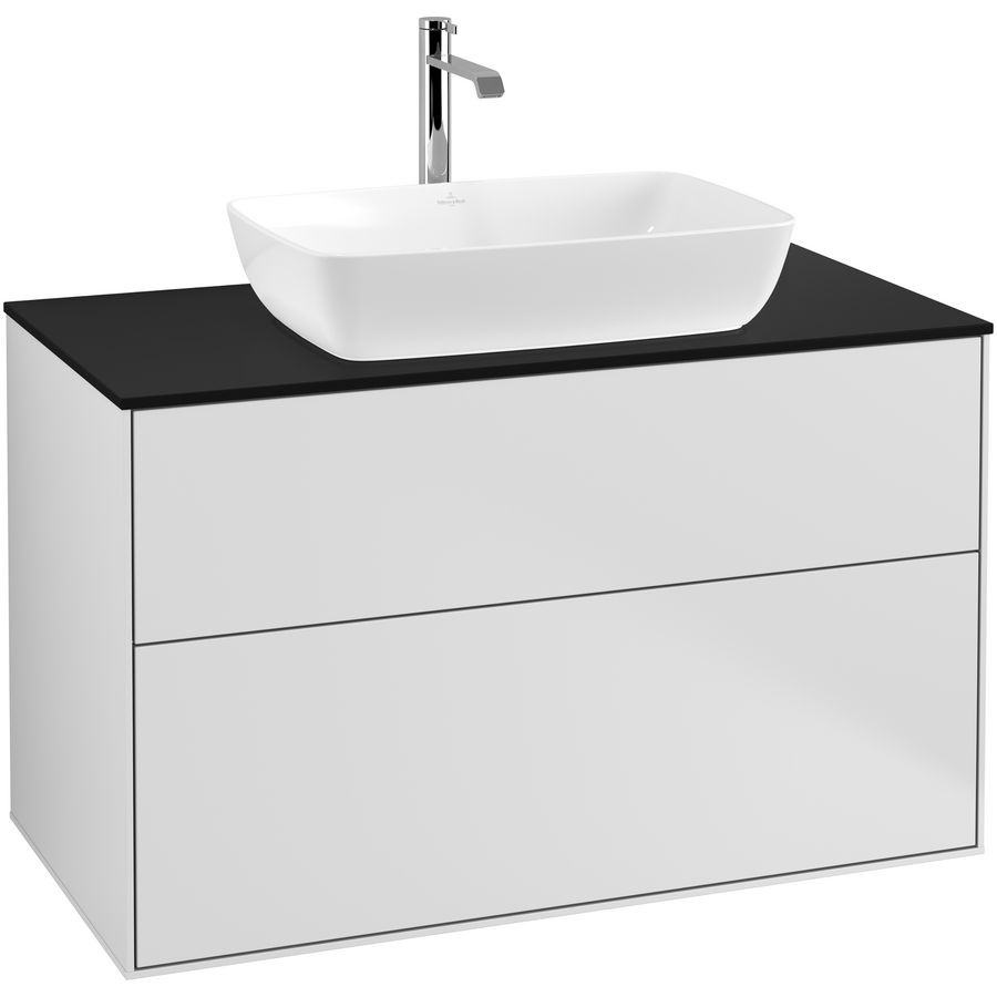 Wastafelonderkast Finion 1000x603x501mm White Matt Lacquer G76200MT