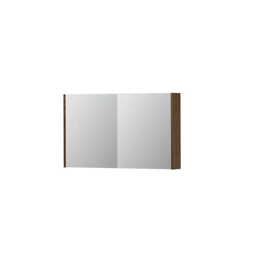 INK SPK1 Spiegelkast 2 dr Massief eiken Chocolate 100x60