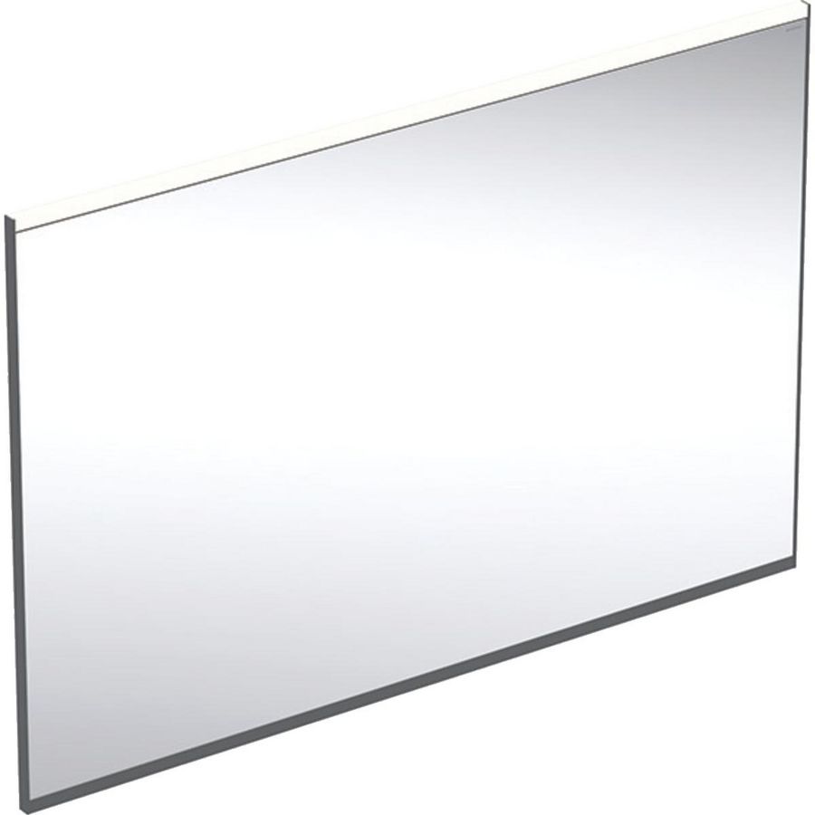 OPTION PLUS SQUARE spiegel 1050x700mm (bxh) matzwart incl. in- en directe led-verlichting
