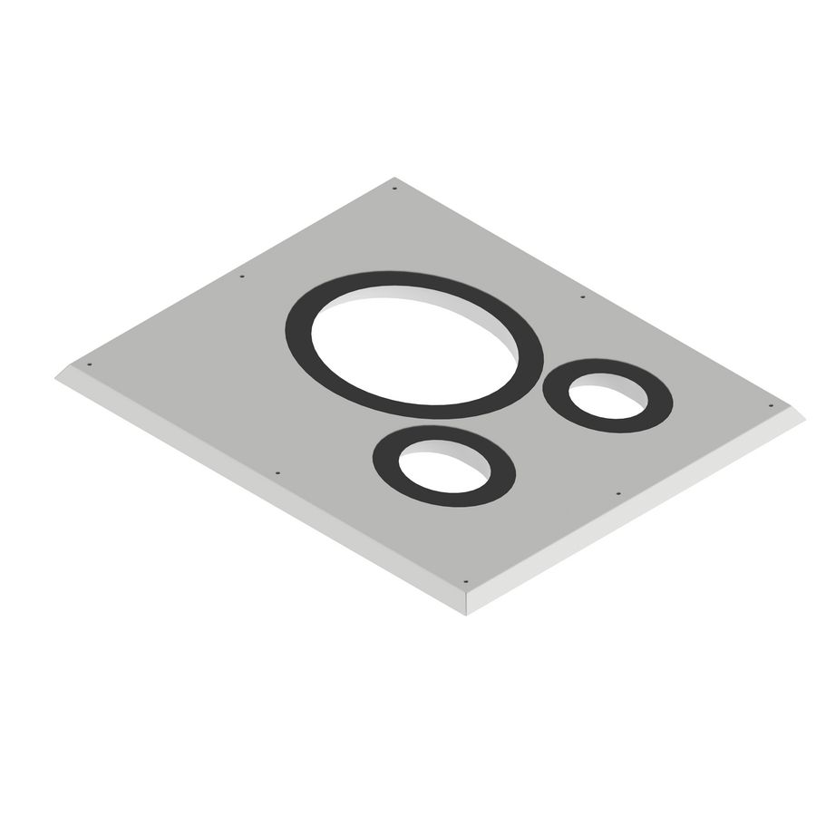 Mini-Delta dakbeschotplaat type O 30°-39° luchtdicht