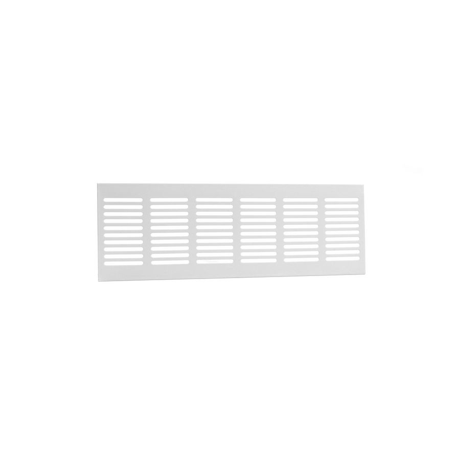 ALU plintrooster 300x100mm wit