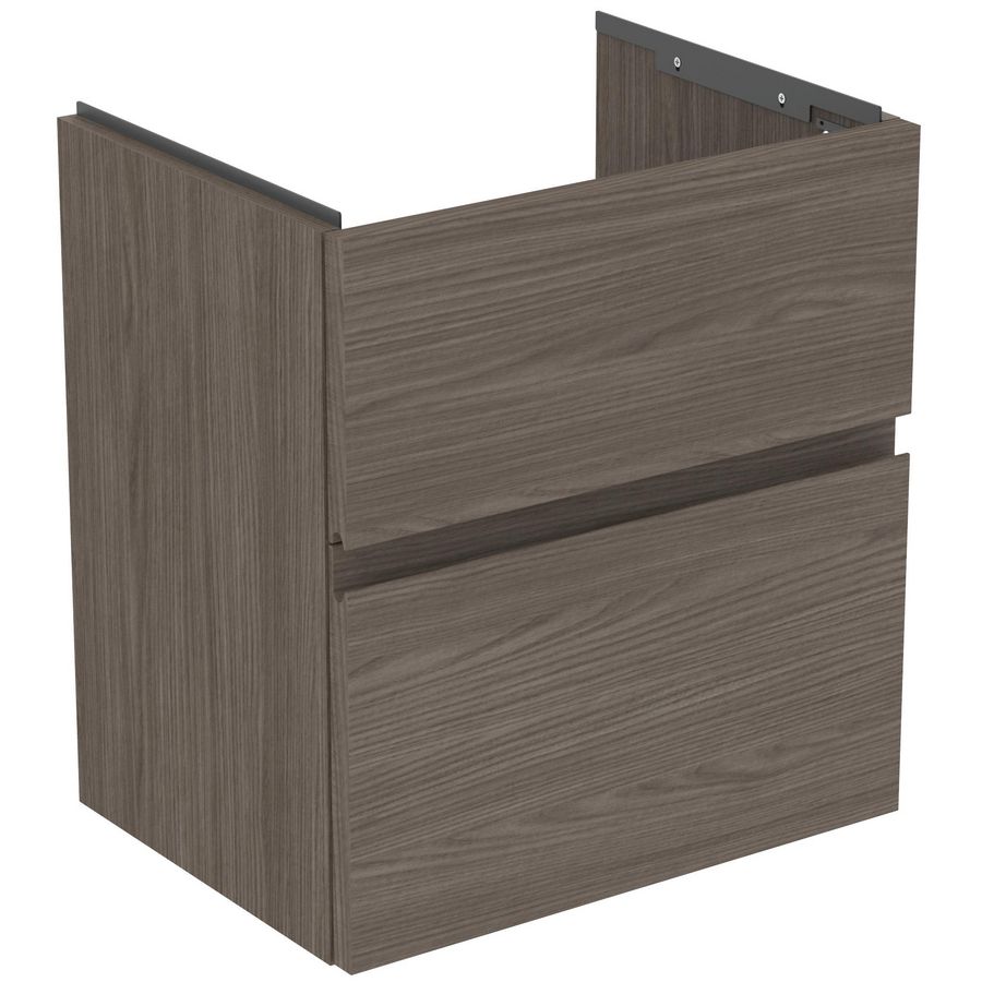Wastafelmeubel 500x375x550mm dark elm 2 laden Finesse