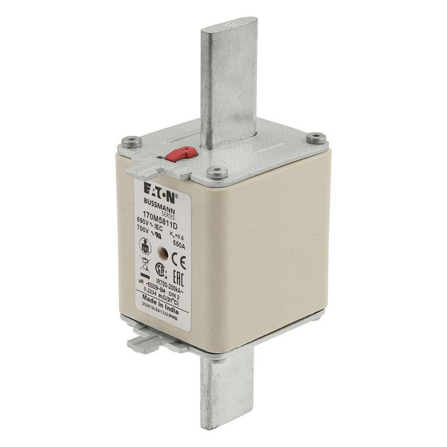 Zekering hoge snelheid 550A AC 690V 200kA 2 aR IEC VVE=3
