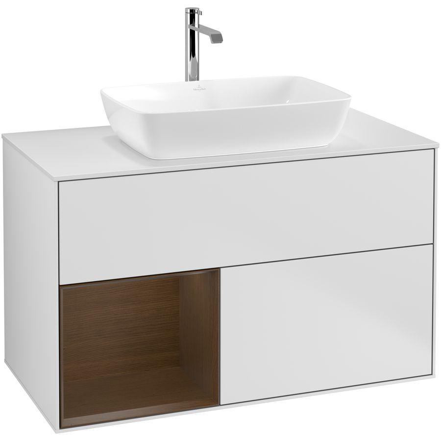 Wastafelonderkast Finion 1000x603x501mm White Matt Lacquer G771GNMT