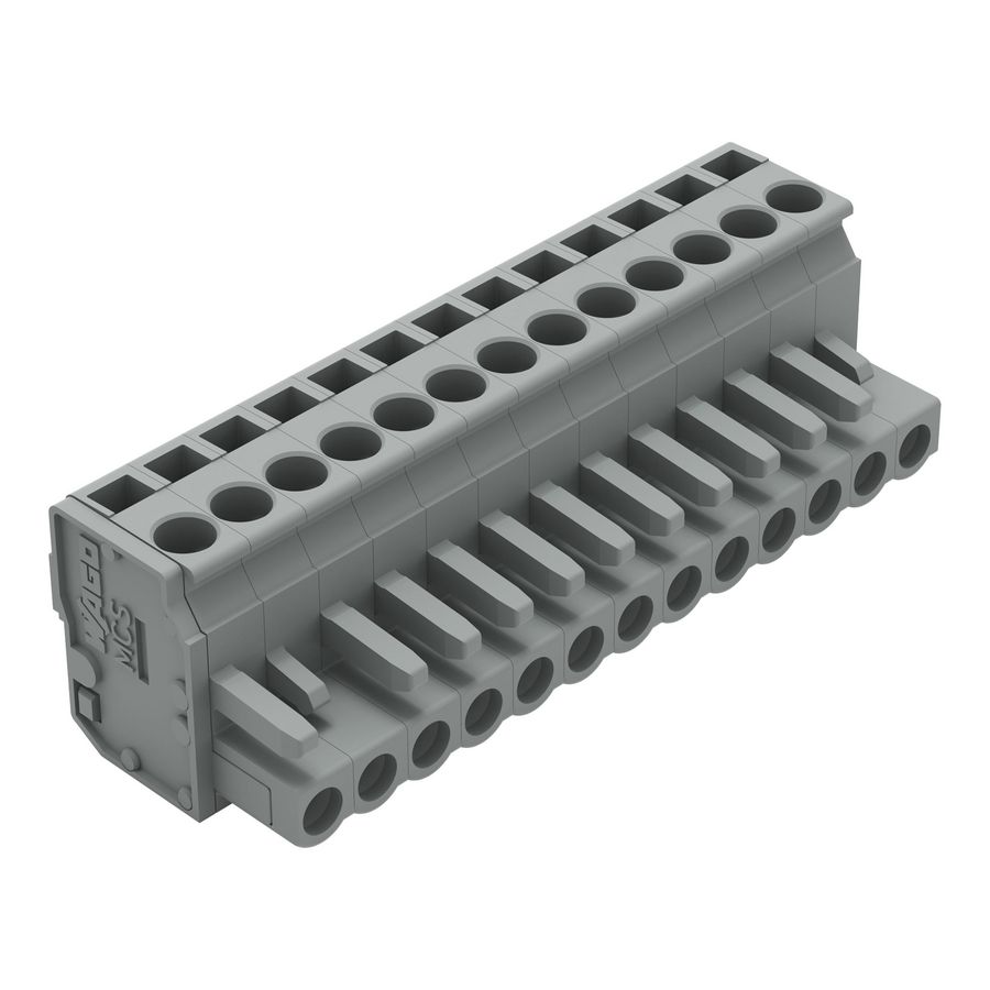 1-draads FE steker HA 2,5mm² grijs 232-213/026-000 VVE=25