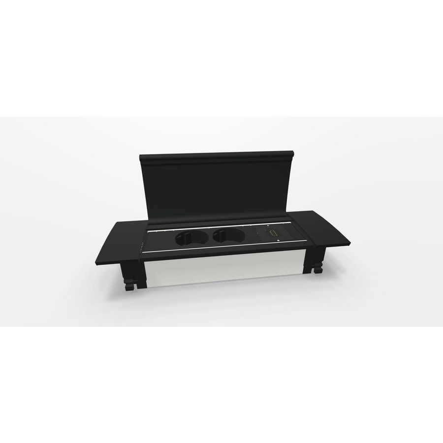 POWER FRAME 2x 230V RA 1x HDMI 0,2m GST o.g. cover zwart