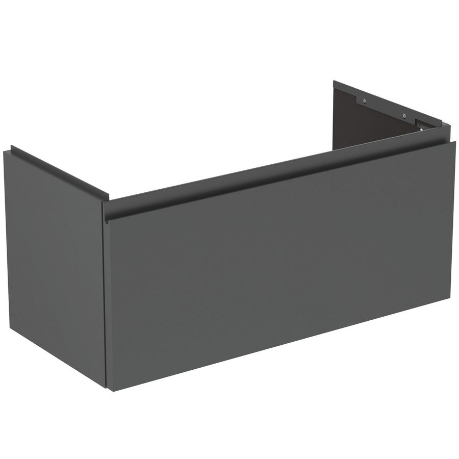 Wastafelmeubel 800x375x370mm matt anthracite 1 lade Finesse