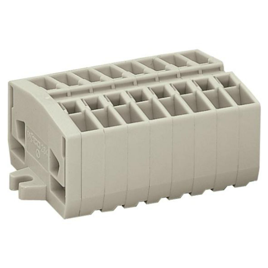 2-draads klemmenstrook z. drukknop Ex e II 264-138 VVE=50