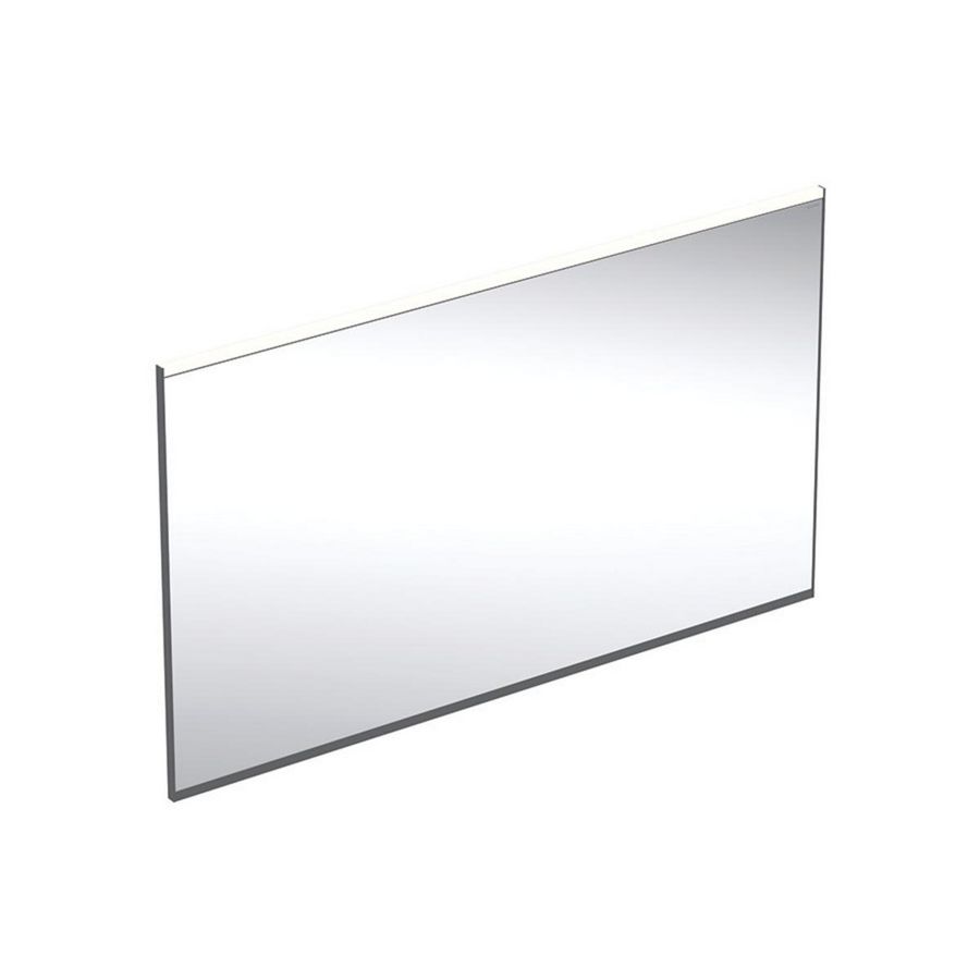 OPTION PLUS SQUARE spiegel 1200x700mm (bxh) matzwart incl. in- en directe led-verlichting