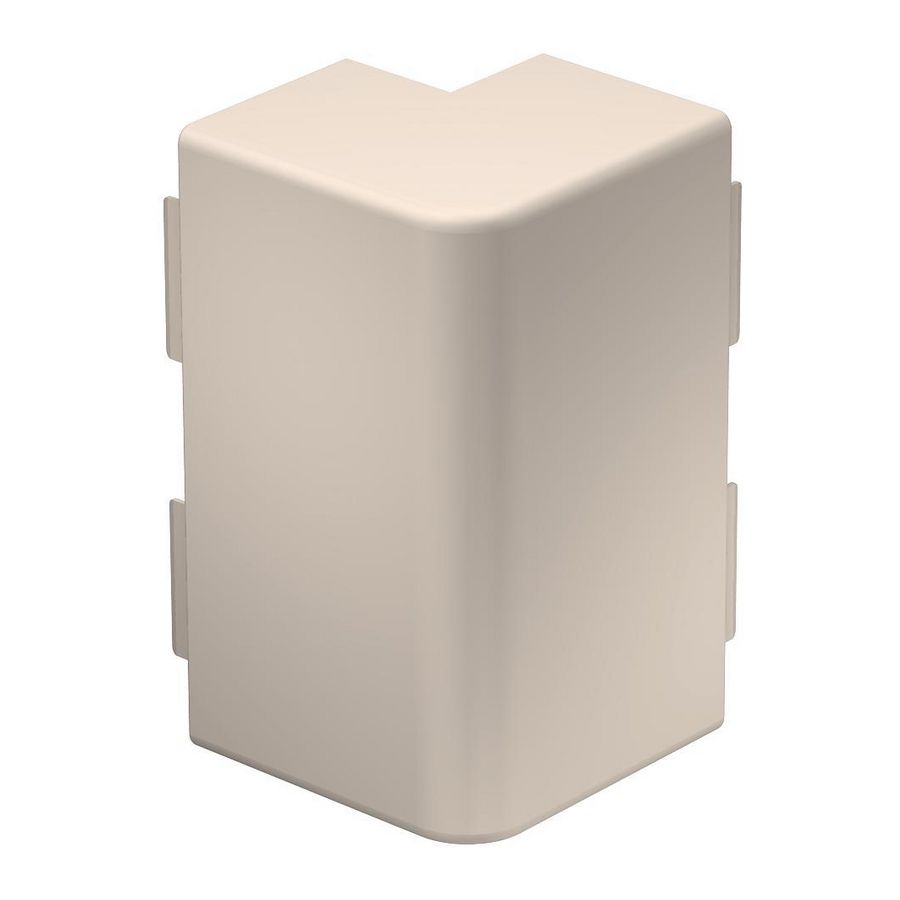 Buitenhoek 60x170mm polyvinylchlorid creme wit 9001 VVE=2