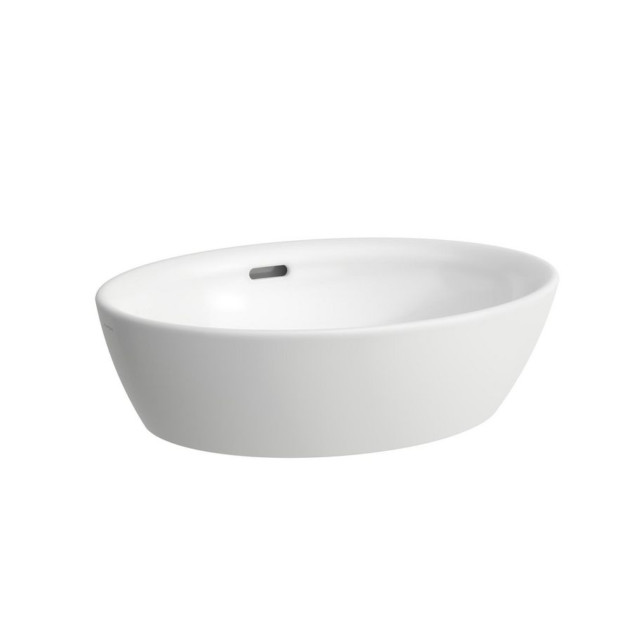 Wask. 520x390mm z. kraangat m. overl. onderz. gesl. lcc-wit