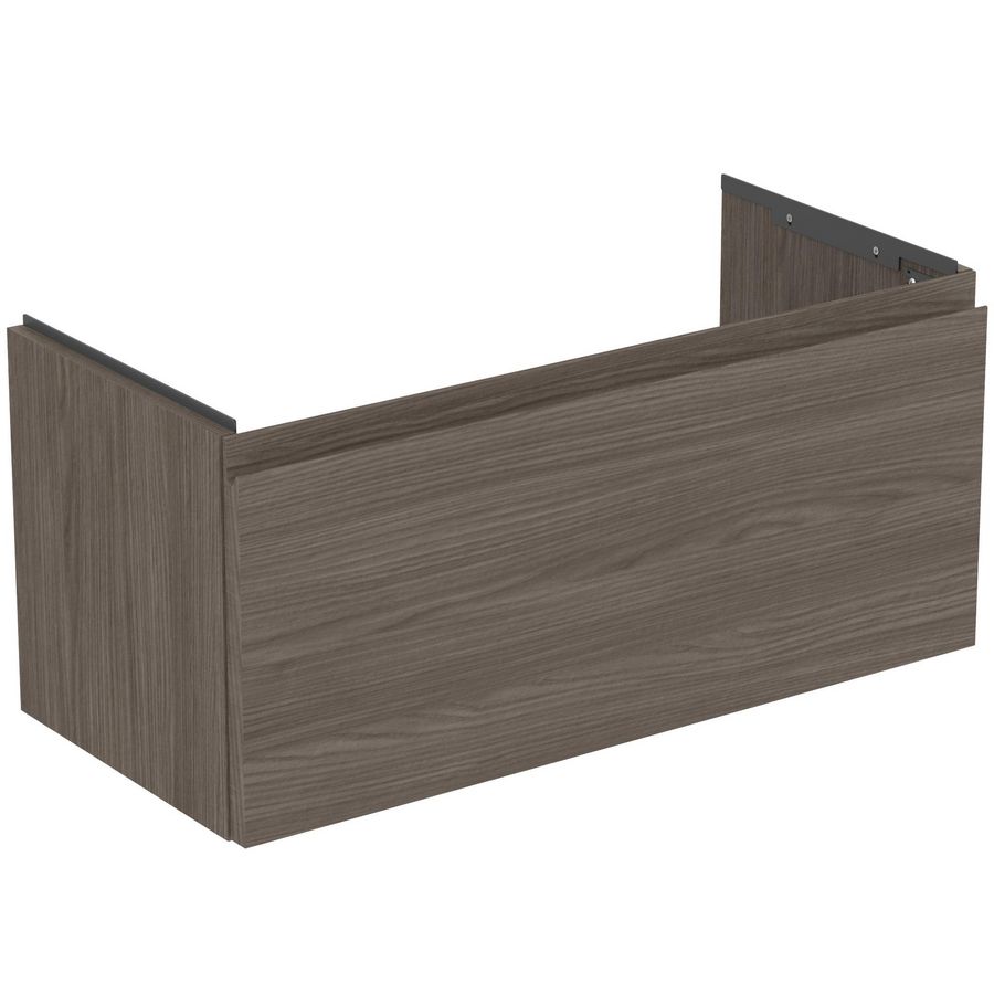 Wastafelmeubel 800x375x370mm dark elm 1 lade Finesse