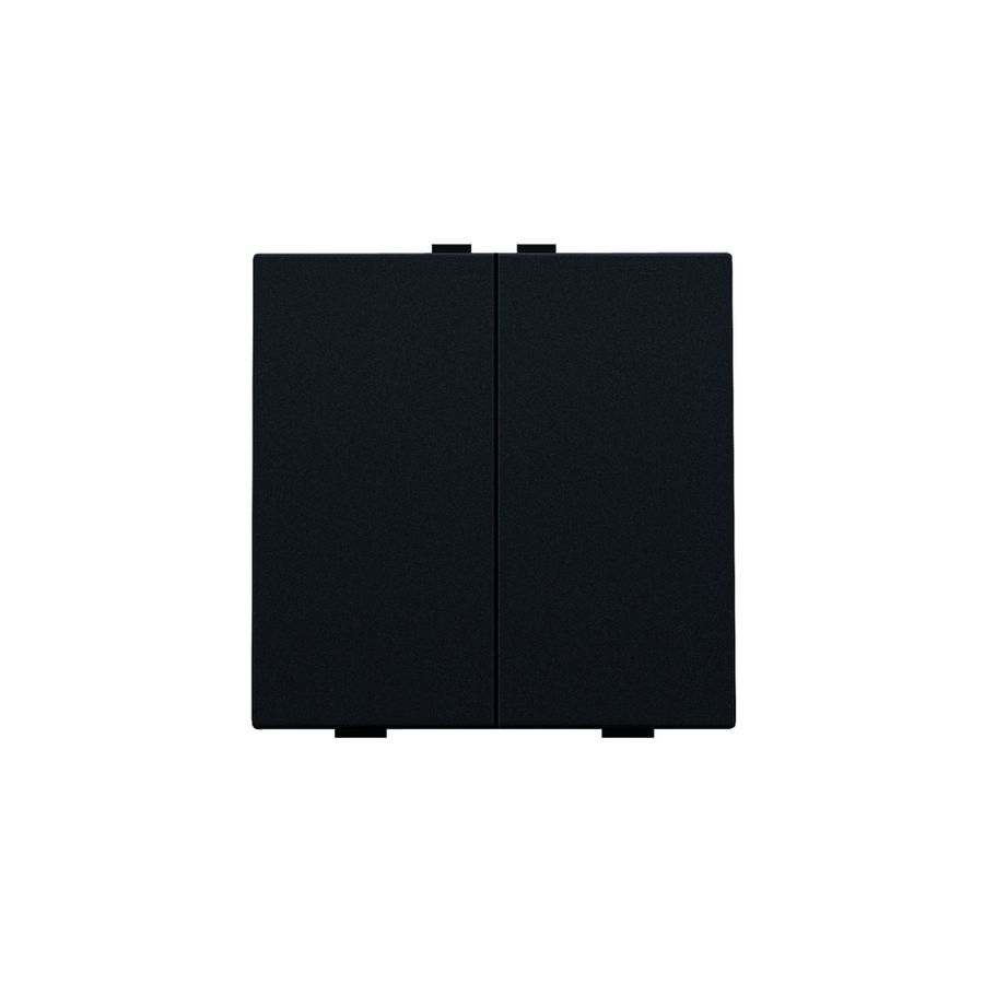 2-voudige drukknop Home Control black coated