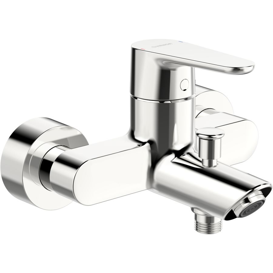 Bad- en douchekraan eengreeps wandmontage S-koppelingen m 52442263