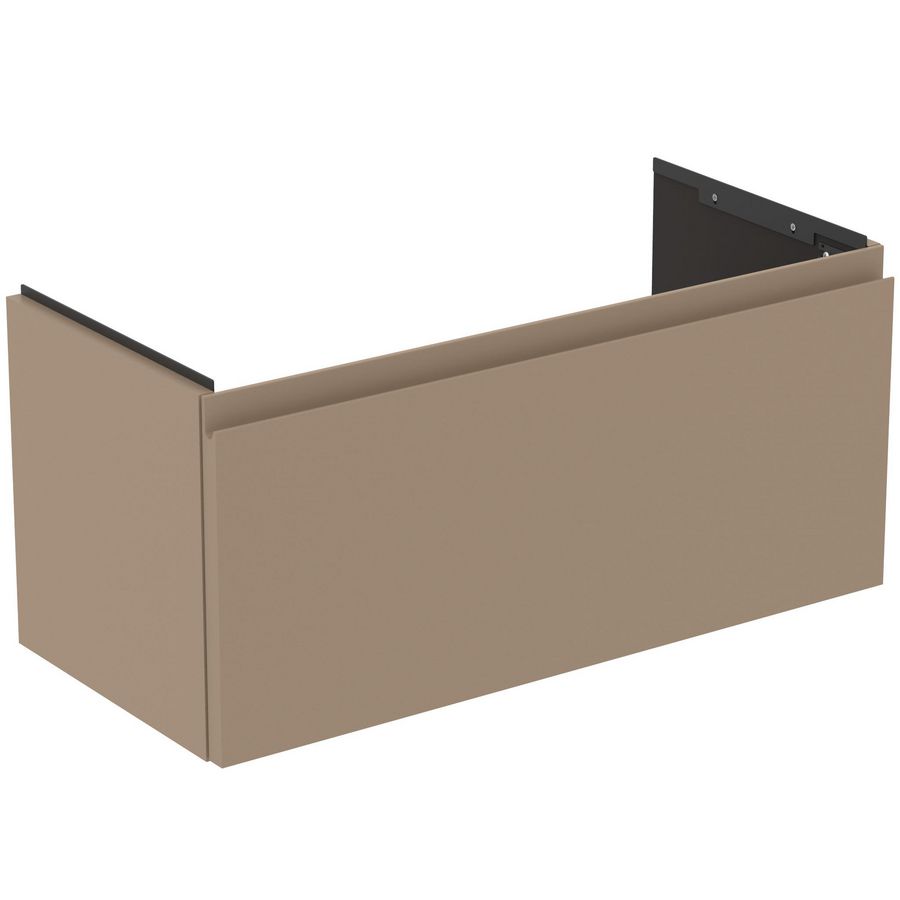 Wastafelmeubel 800x375x370mm mat greige 1 lade Finesse