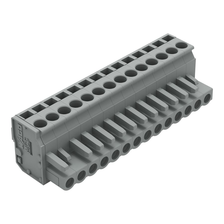 1-draads FE steker HA 2,5mm² grijs 232-214/026-000 VVE=25