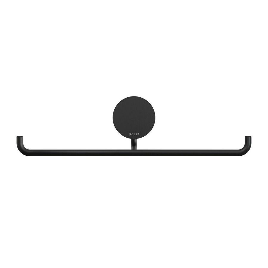 Closetrolhouder dubbel zonder klep Black OPAL