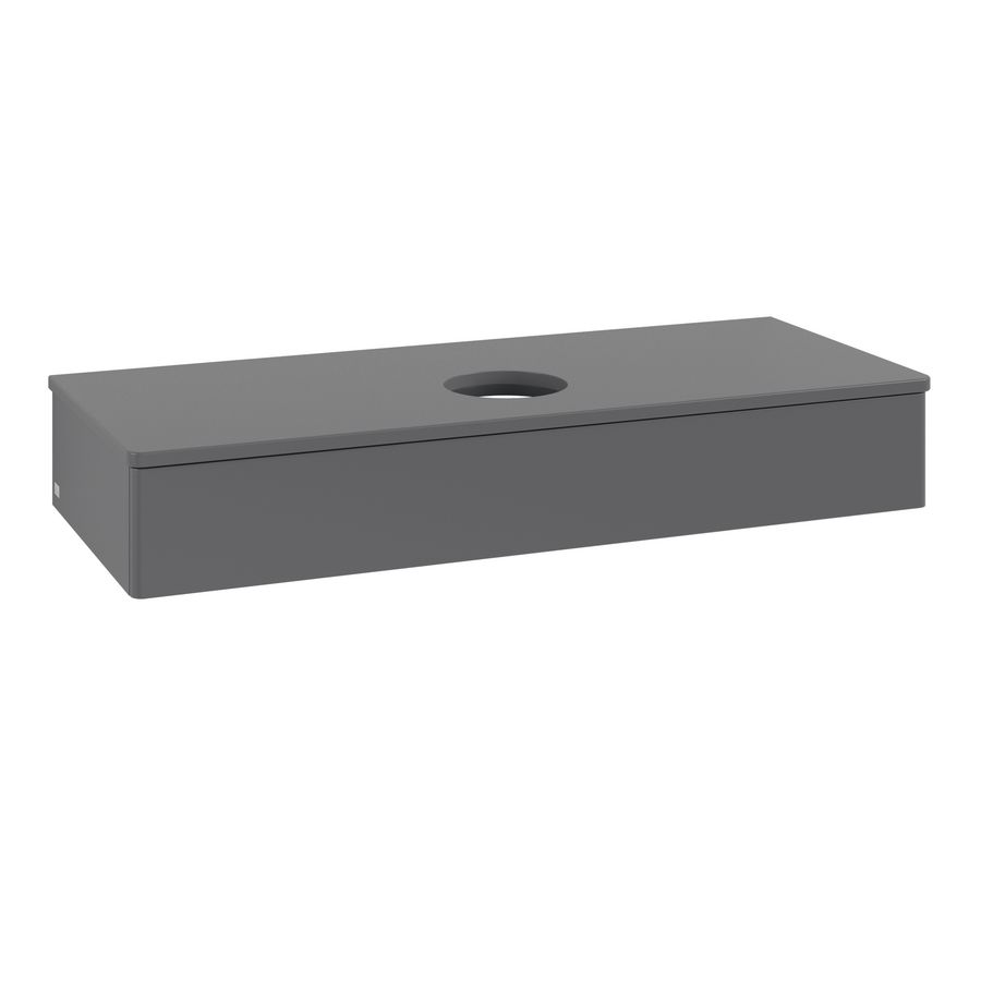 Wastafelonderkast Antao 1200x190x500mm Antr. Matt Lacquer K10010GK