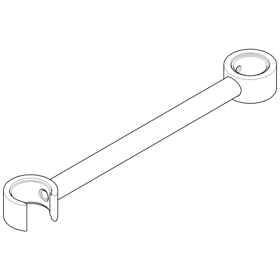 Houder 39x20x238mm Platina 04172001400-08