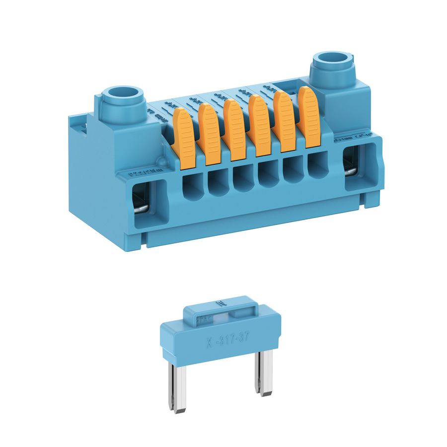 Kroonklemmenstrook AK3 1/6/1 N N-moduleset