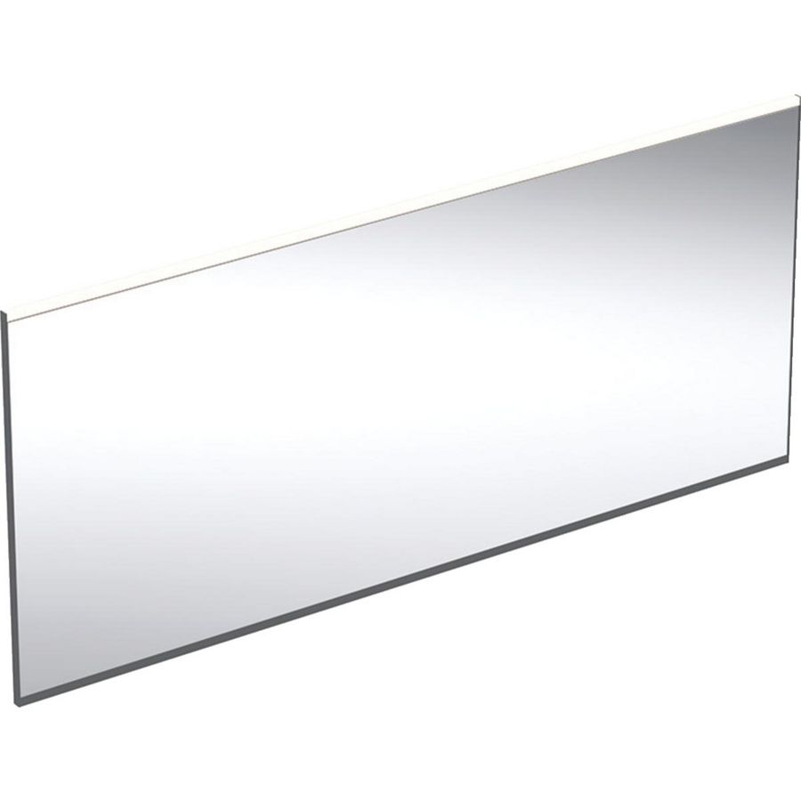 OPTION PLUS SQUARE spiegel 1600x700mm (bxh) matzwart incl. in- en directe led-verlichting