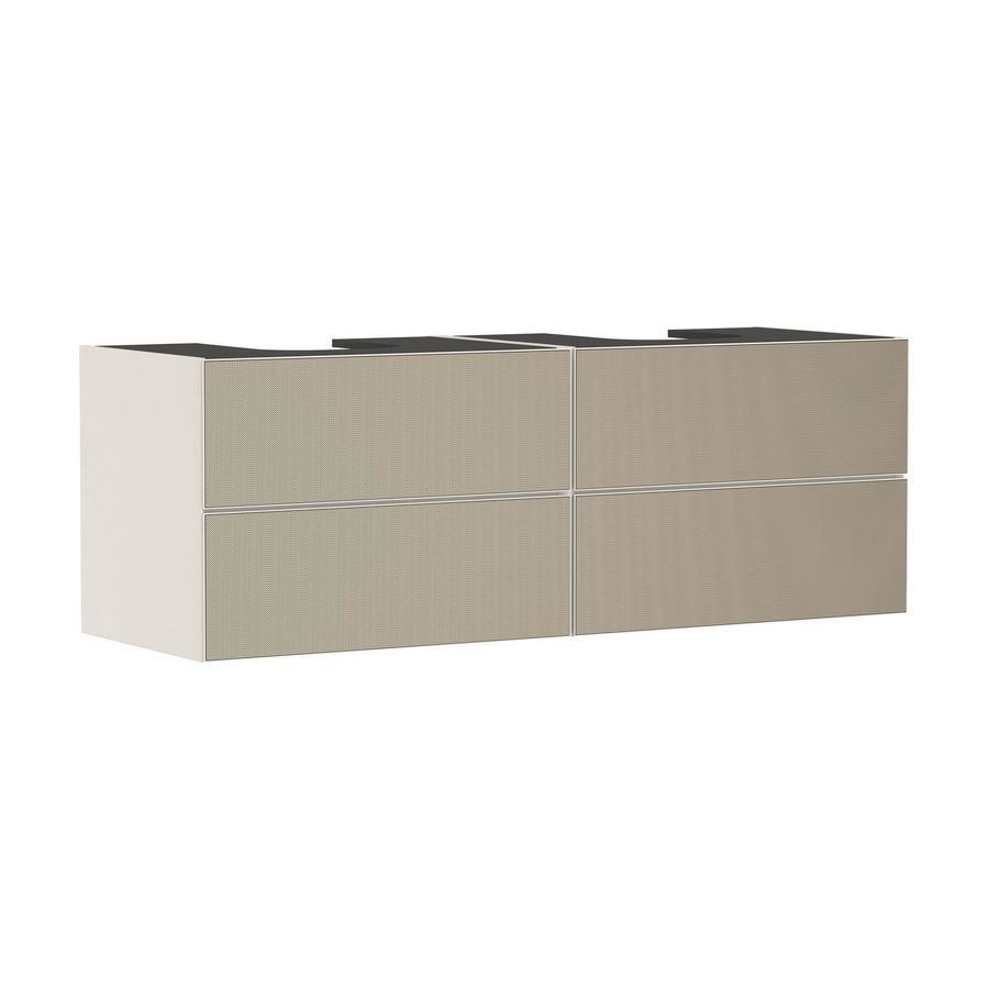 Onderkast Sand Matt beige / front patterned bronze 1570x550mm 4x la voor consoles Xevolos E 54200390