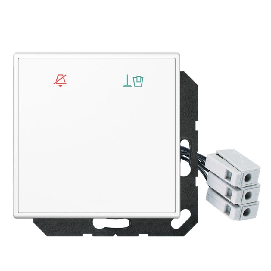 Hotelschakelwip LS990 a.wit glas buitenm