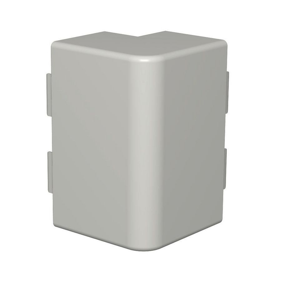 Buitenhoek 60x150mm polyvinylchlorid steengrijs VVE=2