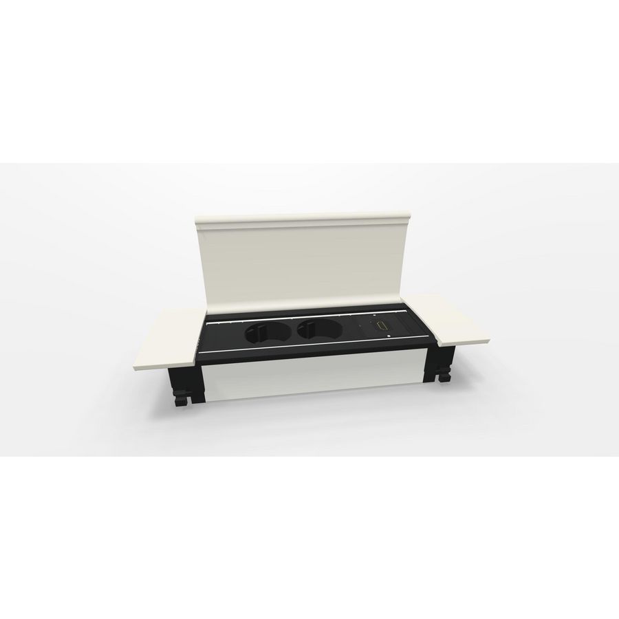 POWER FRAME 2x 230V RA 1x HDMI 0,2m GST o.g. cover wit