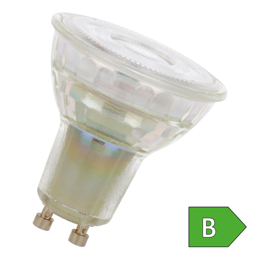 LED-lamp GU10 Glass spot PAR16 2.4W 50W 380lm 840 38D