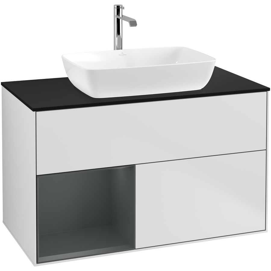 Wastafelonderkast Finion 1000x603x501mm White Matt Lacquer G772HGMT