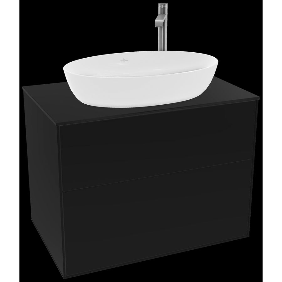 Wastafelonderkast Finion 800x603x501mm Black Matt Lacquer G87200PD