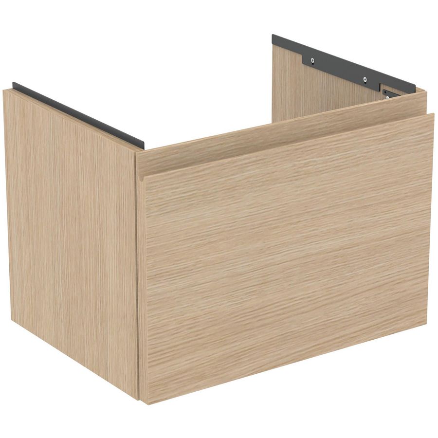 Wastafelmeubel 500x375x370mm white oak 1 lade Finesse