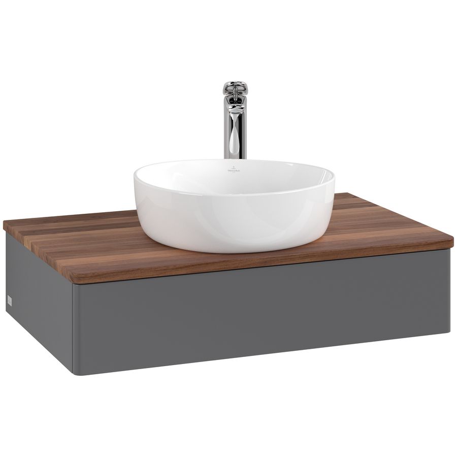 Wastafelonderkast Antao 800x190x500mm Antr. Matt Lacquer L08052GK