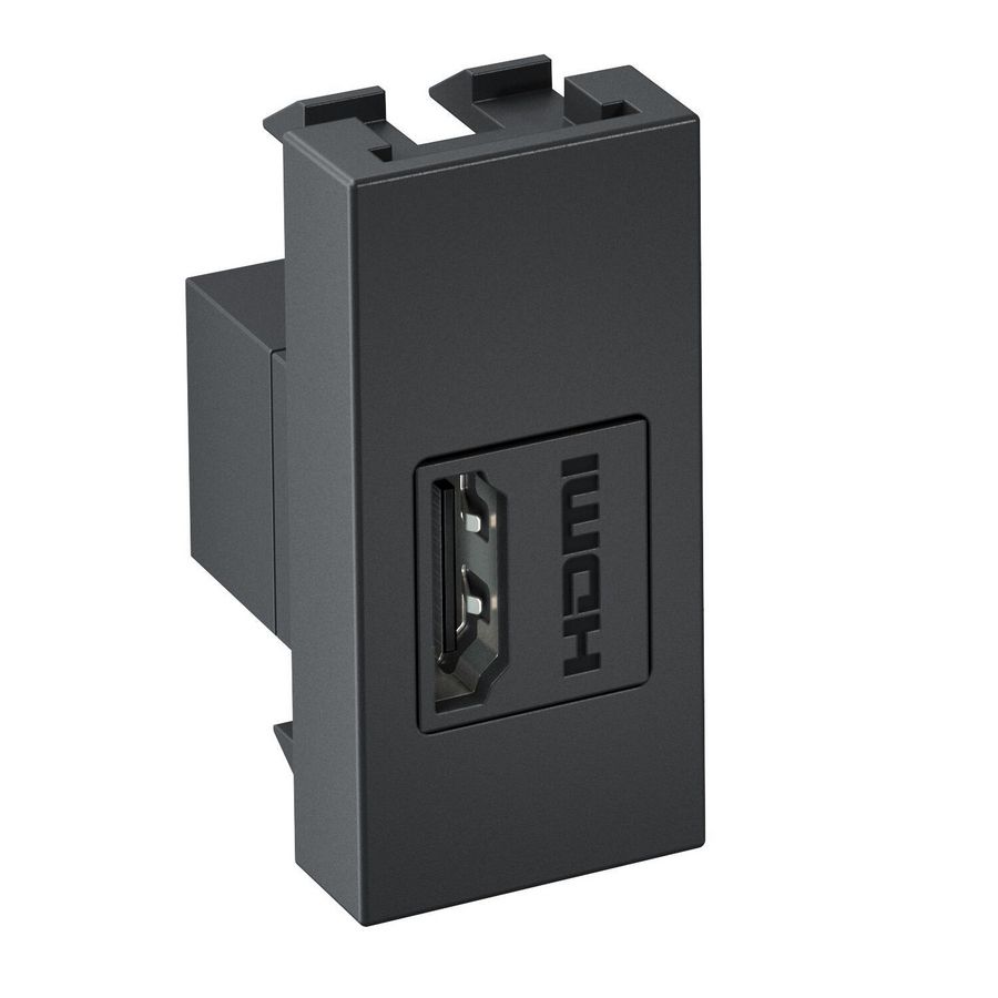 Multimedia support HDMI socket-socket 1/2 module 22,5x45x30