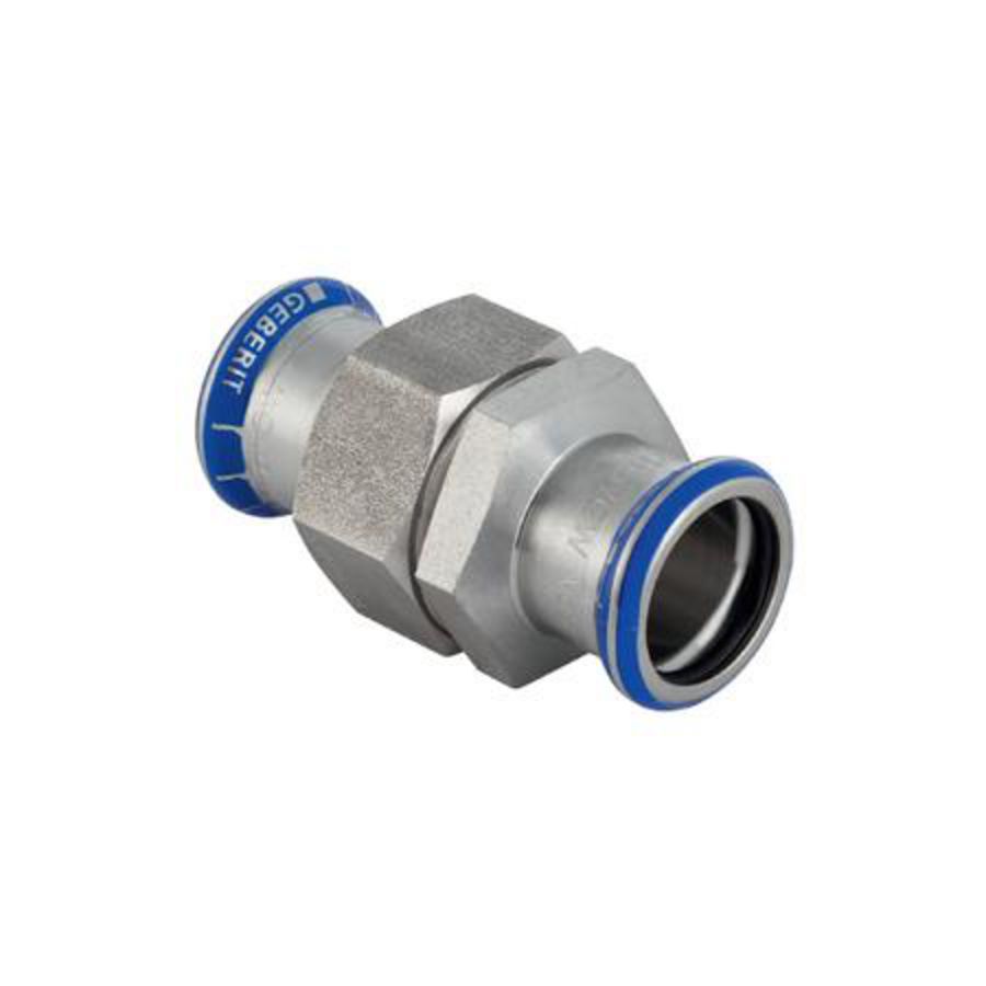 3-del. koppeling MAPRESS RVS (+wartel RVS) 35mm 2x pers