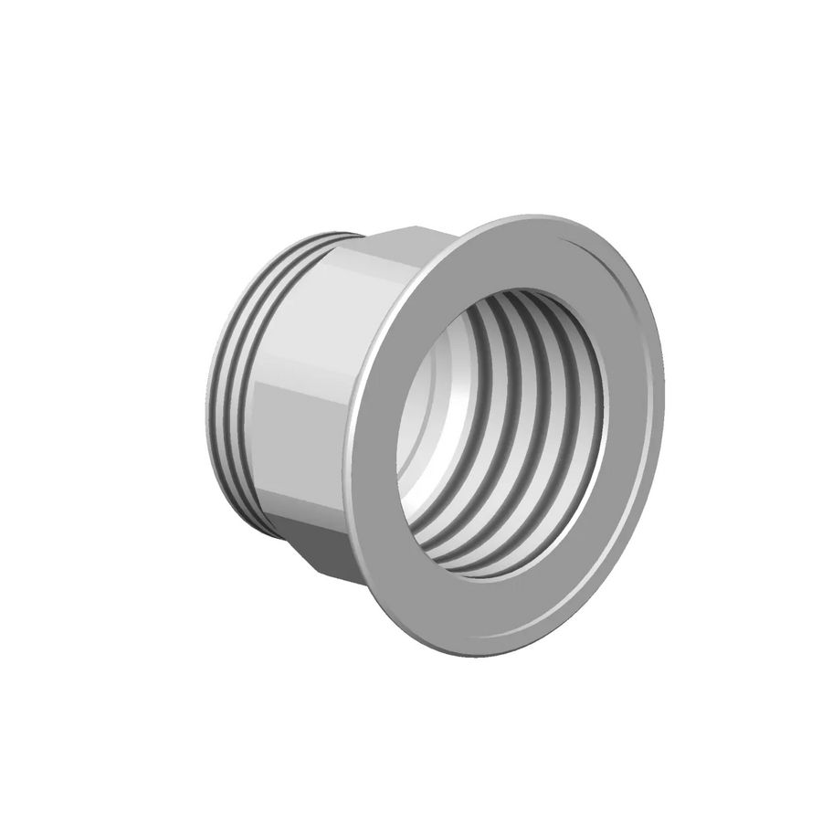 Bevestiging 60x36,5mm Champagne gebors. (22kt Goud)