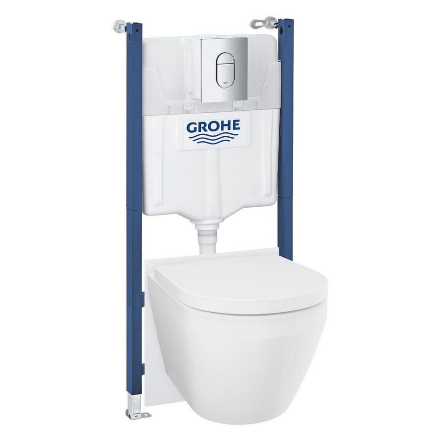 Wandcloset combipack Euro Arena 5-In-1 incl. Solido reservoir /bediening/ closetzitting (2 dozen)