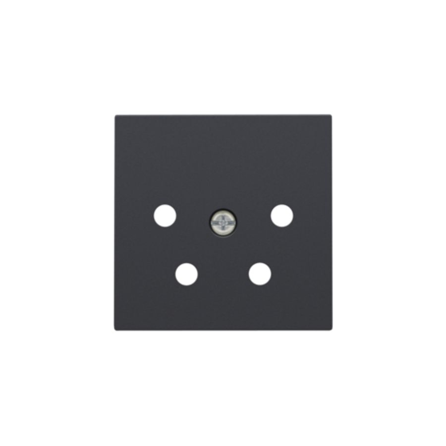 Afwerkingsset 4-polig inbouwcontactdoos PTT anthracite