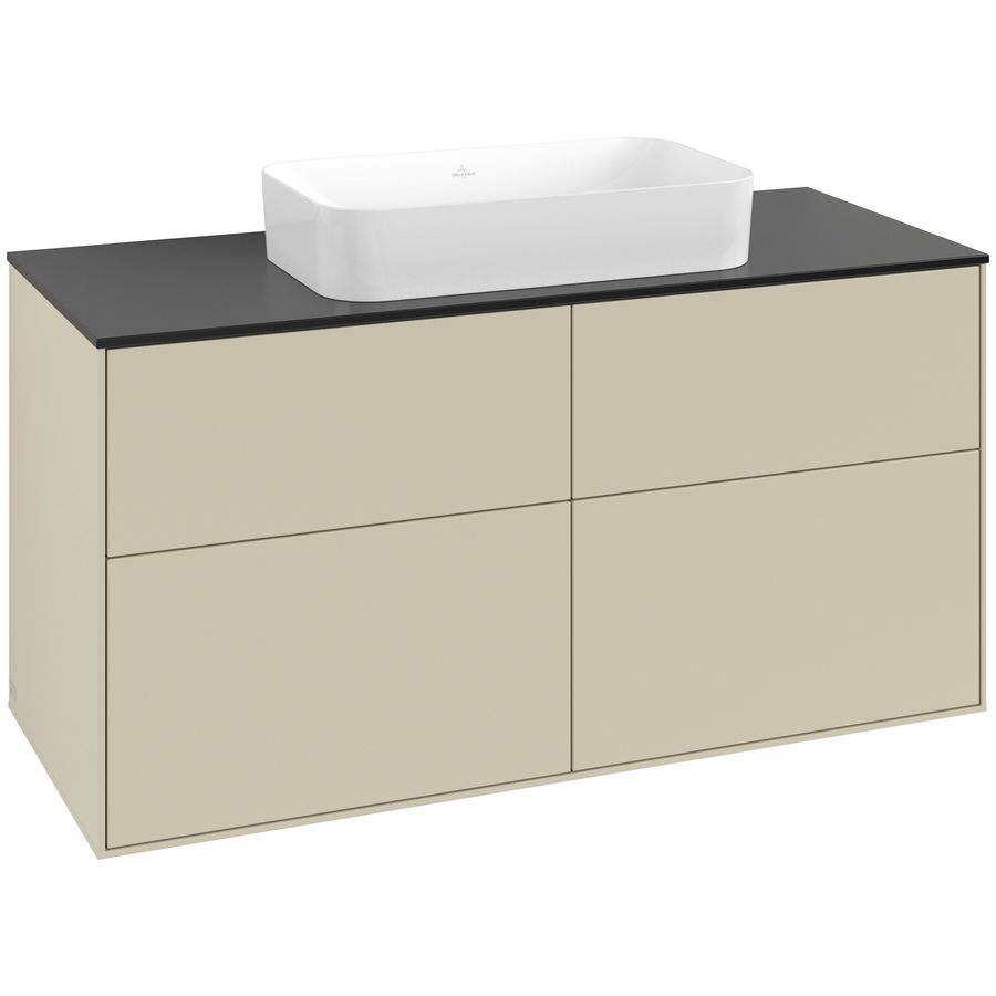Wastafelonderkast Finion 1200x603x501mm S.Grey Matt Lacquer G67200HJ