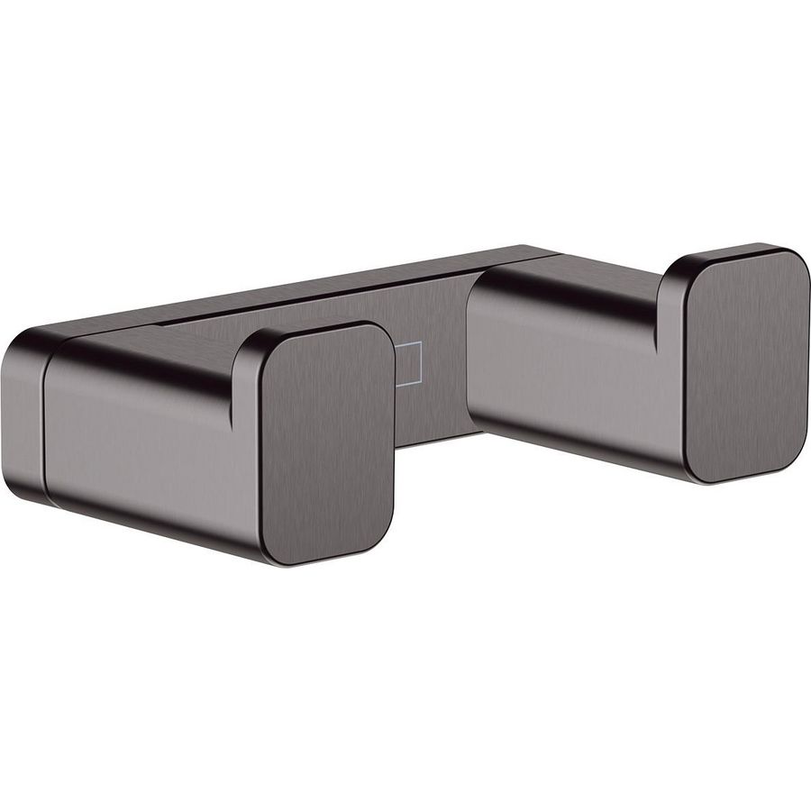 AddStoris dubbele haak brushed black chrome