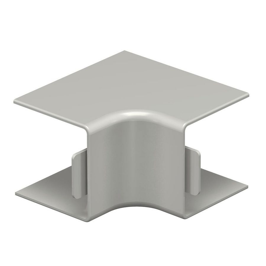 Binnenhoek 30x30mm polyvinylchlorid steengrijs VVE=4