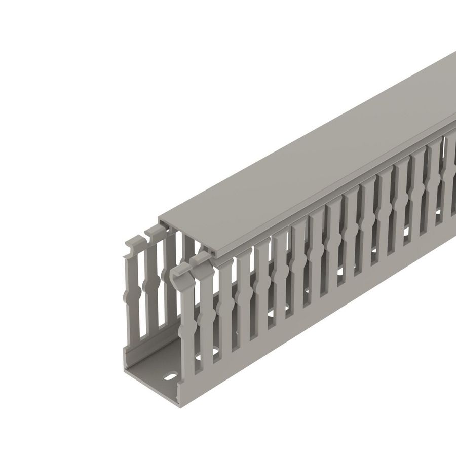 Lengte a 2m. Bedradingskoker CABLIX Set 80x40 7030 grijs