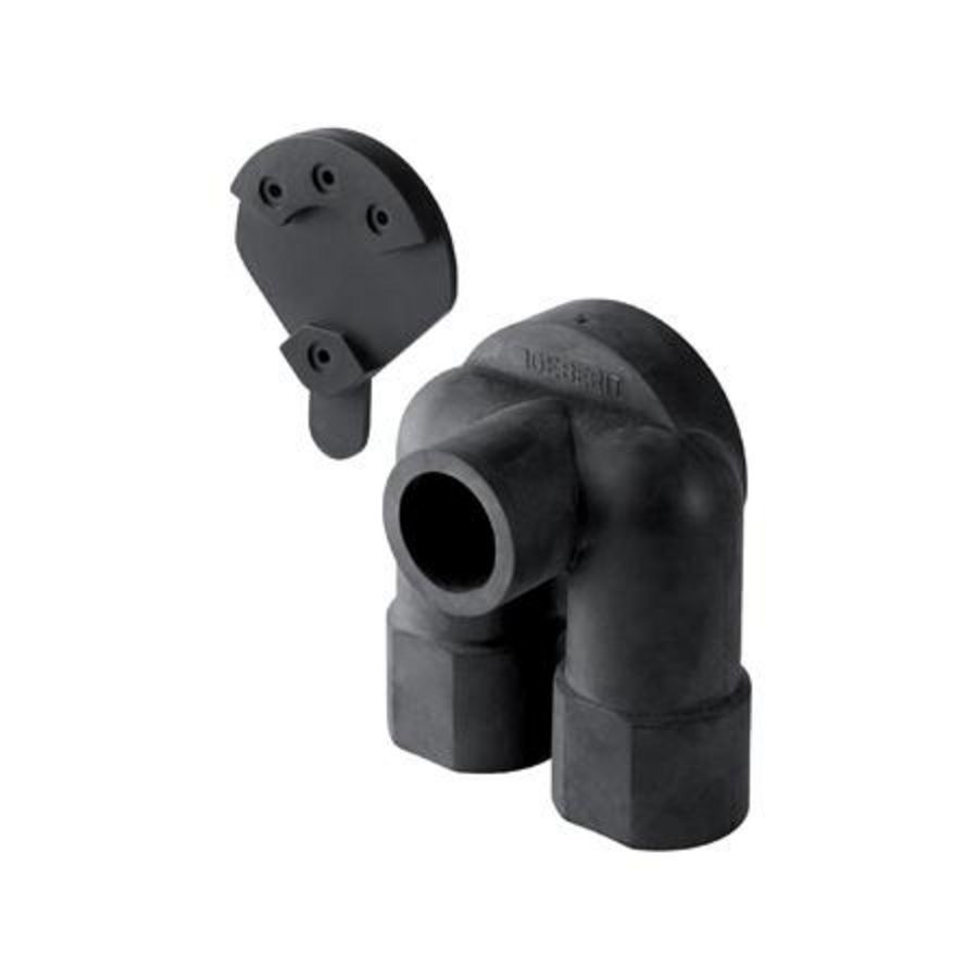 Geluidsisolatieset doorlus muurplaat Flowfit VVE=10