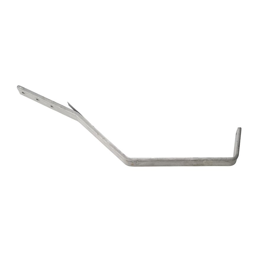 Bakgootbeugel B50 gegalv. 45° met tapgat 30x8mm