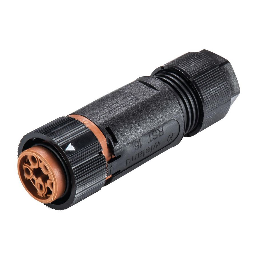 Connector RST16I4 female 4p trekontl. 7,1-13mm² VVE=100
