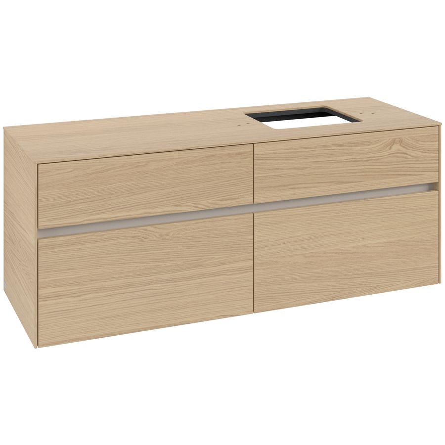 Wastafelonderkast Collaro 1400x548x500mm Nord.Oak C13300VJ
