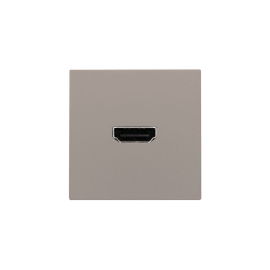 Afwerkingsset met HDMI-naar-HDMI-aansl. bronze